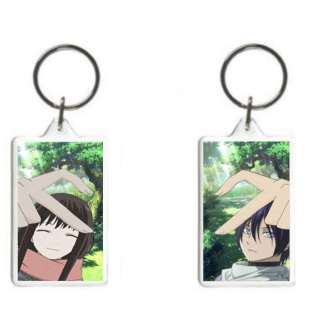 Anime matching keychain